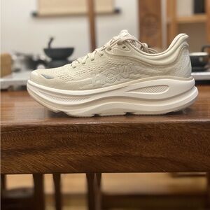 Hoka Beige Athletic Shoes
